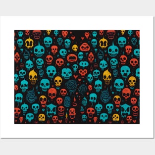 Skull Party Posters and Art